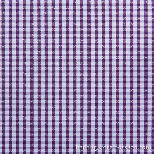 Check Bamboo fabric Plain Fabric Moisture Shirting Fabric